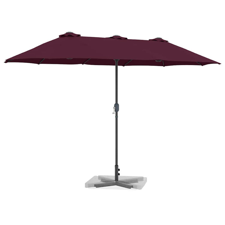 Vidaxl tuinparasol 370 x 197 x 239 cm polyester en aluminium