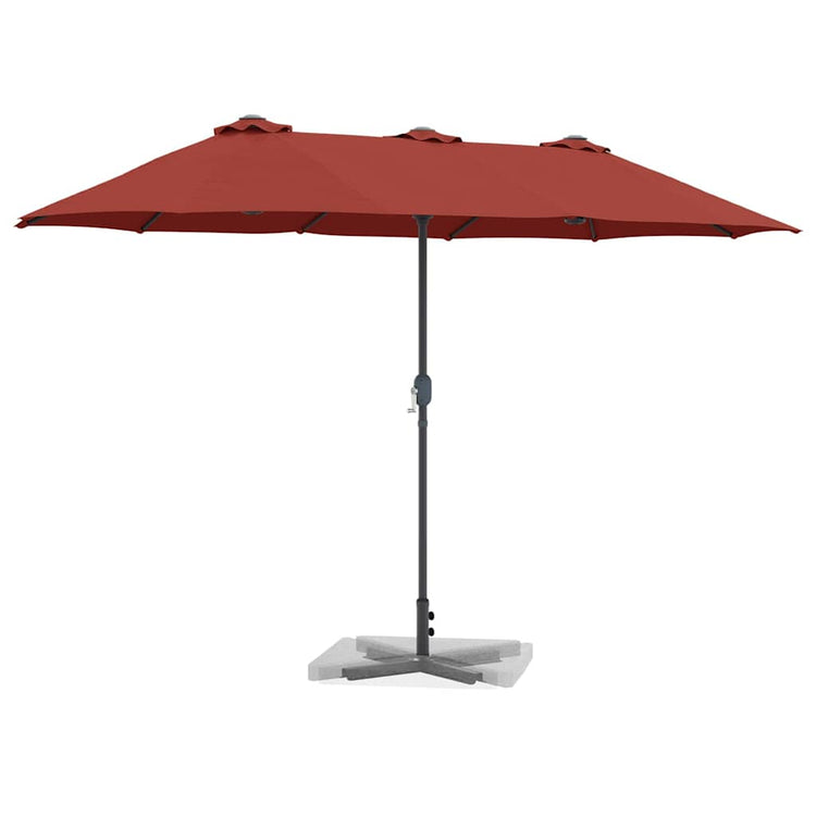 Vidaxl tuinparasol 370 x 197 x 239 cm polyester en aluminium