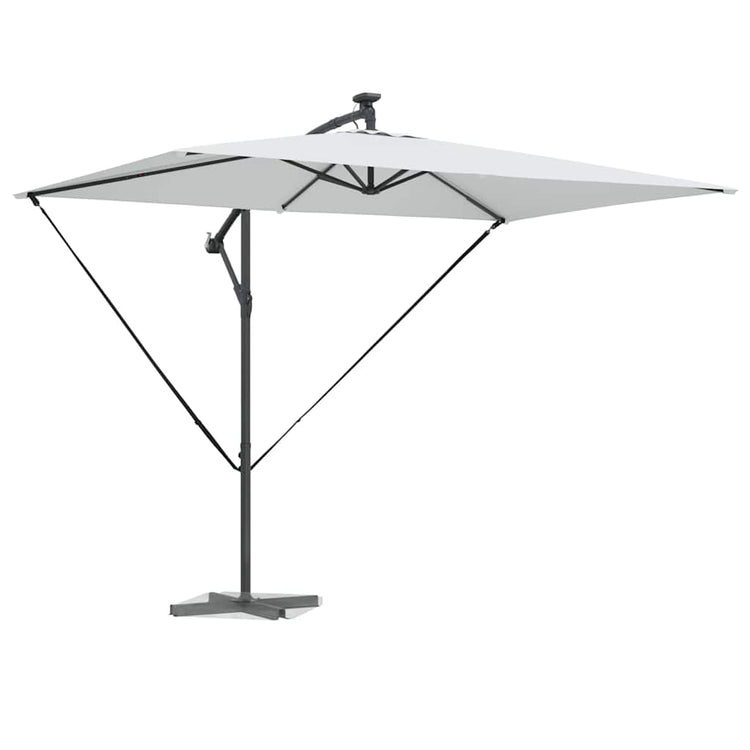 Vidaxl parasol 294 x 200 x 270 cm polyester en aluminium zand