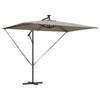 Vidaxl parasol taupe 294 x 200 x 270 cm polyester en aluminium