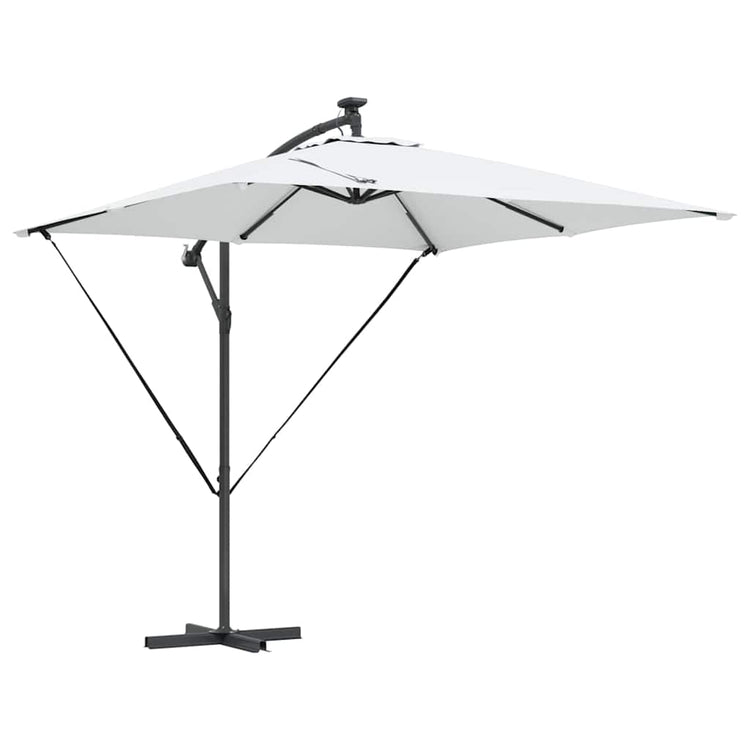 Vidaxl parasol zand 249 x 249 x 250 cm polyester en aluminium