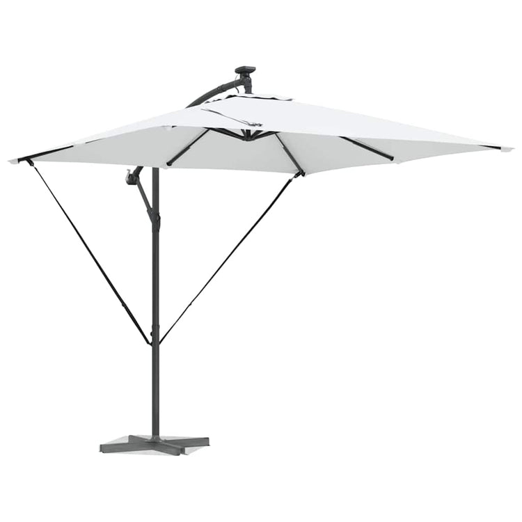 Vidaxl parasol zand 249 x 249 x 250 cm polyester en aluminium