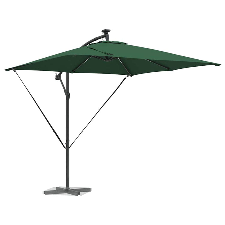 Vidaxl parasol groen 249 x 249 x 250 cm polyester en aluminium