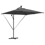 Vidaxl parasol antraciet 249 x 249 x 250 cm polyester en aluminium - afbeelding 2