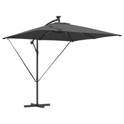 Vidaxl cantilever banana parasol antraciet 249 x 249 x 250 cm