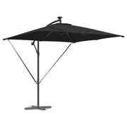 Vidaxl parasol zwart 249 x 249 x 250 cm polyester en aluminium - afbeelding 3