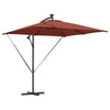 Vidaxl cantilever banana parasol terracotta 249 x 249 x 250 cm