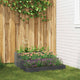 Vidaxl plantenbak antraciet 90 x 90 x 35 cm koudgewalst staal
