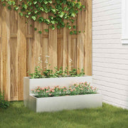 Vidaxl plantenbak zilver 100 x 60 x 45 cm roestvrij staal - afbeelding 1