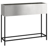 Vidaxl verhoogde tuin plantbak zilver 100 x 26 x 82 cm roestvrij staal - afbeelding 2