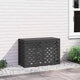 Vidaxl airconditioner hoes zwart 90 x 40 x 60 cm staal