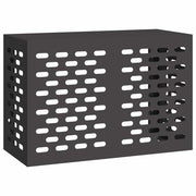 Vidaxl airconditioner hoes zwart 90 x 40 x 60 cm staal - afbeelding 2