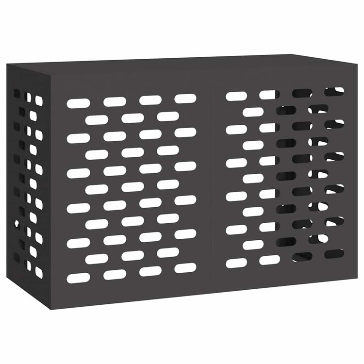 Vidaxl airconditioner hoes zwart 90 x 40 x 60 cm staal