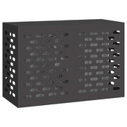 Vidaxl airconditioner hoes zwart 90 x 40 x 60 cm staal - afbeelding 3