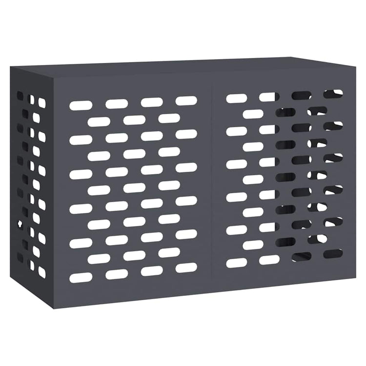 Vidaxl airconditioner hoes antraciet 90 x 40 x 60 cm staal