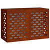 Vidaxl airconditioner hoes roestig 90 x 40 x 60 cm cortenstaal