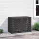 Vidaxl airconditioner hoes zwart 100 x 50 x 70 cm gegalvaniseerd staal