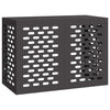 Vidaxl airconditioner hoes zwart 100 x 50 x 70 cm staal
