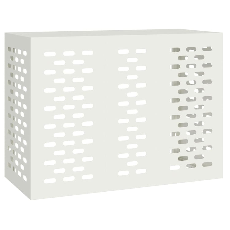 Vidaxl airconditioner hoes wit 110 x 50 x 80 cm staal