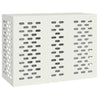 Vidaxl airconditioner hoes wit 110 x 50 x 80 cm staal