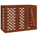 Vidaxl airconditioner hoes roestkleurig 110 x 50 x 80 cm