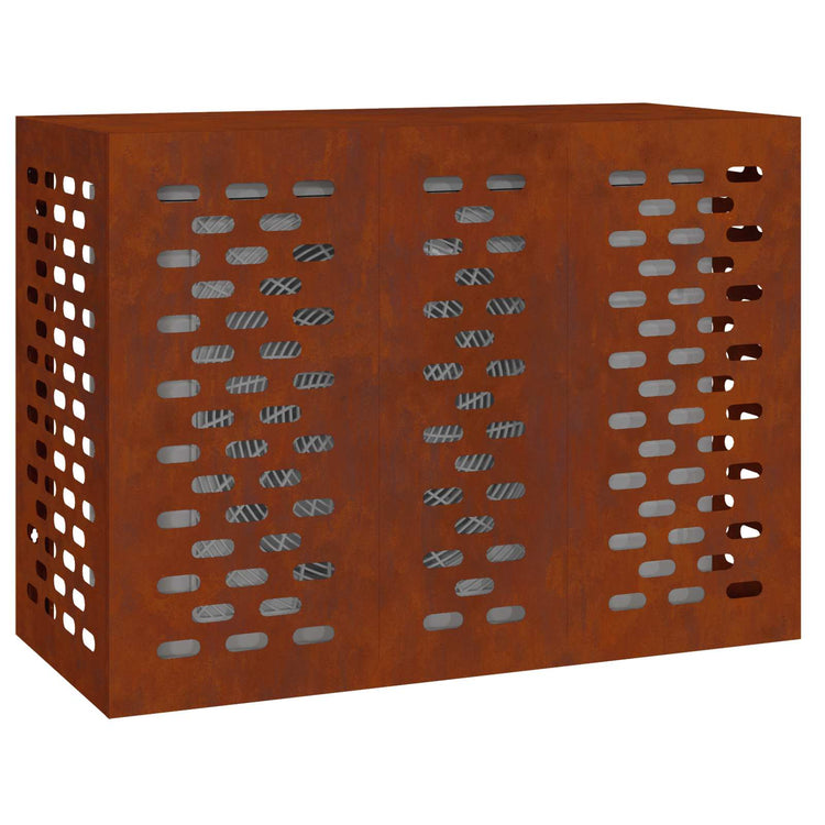 Vidaxl airconditioner hoes roestkleurig 110 x 50 x 80 cm