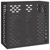 Vidaxl airconditioner hoes zwart 110 x 50 x 105 cm staal