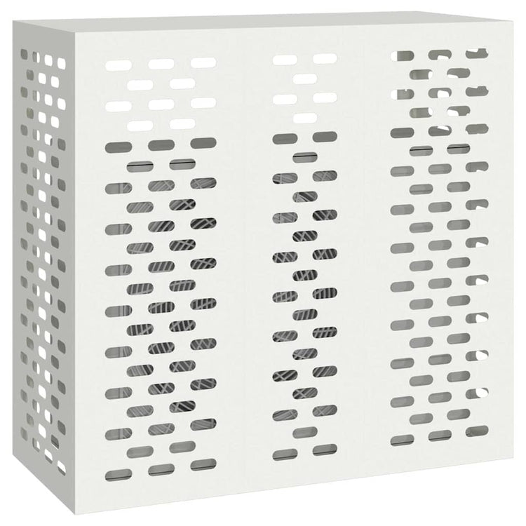 Vidaxl airconditioner hoes wit 110 x 50 x 105 cm gegalvaniseerd staal