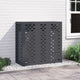 Vidaxl airconditioner hoes antraciet 110 x 50 x 105 cm