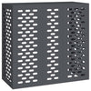Vidaxl airconditioner hoes antraciet 110 x 50 x 105 cm staal