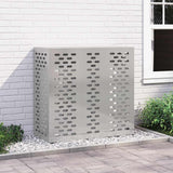Vidaxl airconditioner hoes zilver 110 x 50 x 105 cm roestvrij staal - afbeelding 1