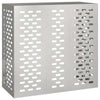 Vidaxl airconditioner hoes zilver 110 x 50 x 105 cm roestvrij staal