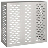 Vidaxl airconditioner hoes zilver 110 x 50 x 105 cm roestvrij staal - afbeelding 2