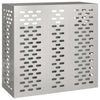 Vidaxl airconditioner hoes zilver 110 x 50 x 105 cm roestvrij staal