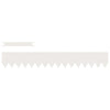 Vidaxl tuinrand 10 pcs wit 100 x 0.05 x 20 cm koudgewalst staal