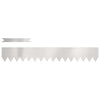 Vidaxl tuinrand 10 pcs zilver 100 x 0.05 x 20 cm roestvrij staal