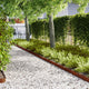Vidaxl tuinrand 20 st 100 x 0,05 x 15 cm roestig