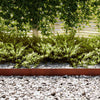 Vidaxl tuinrand 20 pcs bruin 100 x 0.05 x 20 cm cortenstaal