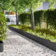 Vidaxl tuinrand 10 st 100 x 0,05 x 30 cm koudgewalst staal zwart
