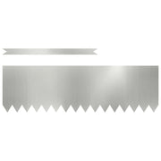 Vidaxl tuinrand 20 st 100 x 0,05 x 30 cm gegalvaniseerd staal zilver - afbeelding 2