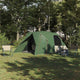 Vidaxl dome tent 4-person met dak met opslag groen 455 x 252 x 178 cm