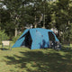 Vidaxl dome tent 4-person met dak met opslag blauw 455 x 252 x 178 cm