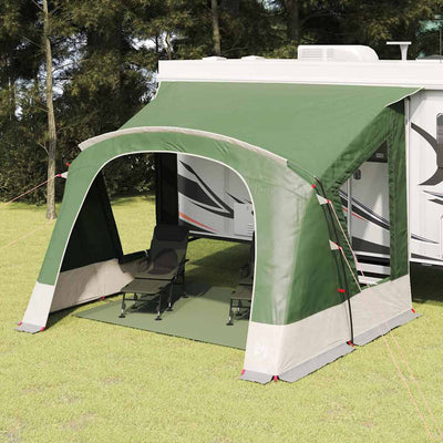 Vidaxl caravan tent met dak met opslag groen 410 x 275 x 245 cm