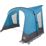 Vidaxl caravan tent met dak met opslag blauw 410 x 275 x 245 cm - afbeelding 2