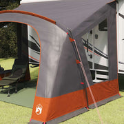 Vidaxl caravan tent met dak grijs en oranje 410 x 275 x 245 cm - afbeelding 3