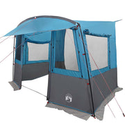 Vidaxl achterkleptent voor caravan met dak blauw 352 x 250 x 240 cm - afbeelding 2