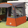Vidaxl achterkleptent voor caravan grijs en oranje 352 x 250 x 240 cm