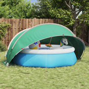 Vidaxl pooldome blauw 336 x 322 x 160 cm 185t polyester met pu-coating - afbeelding 1