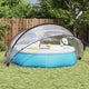 Vidaxl pooldome doorzichtig 336 x 322 x 160 cm pvc