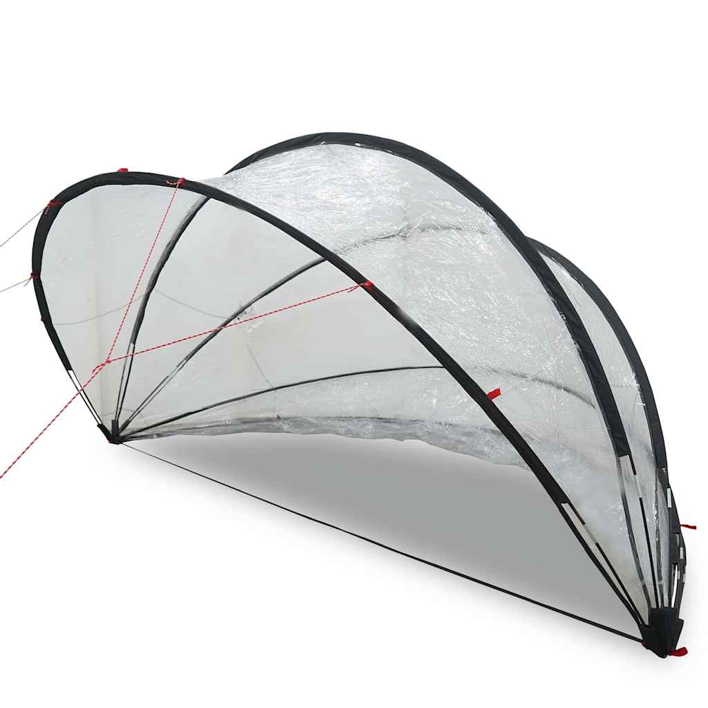 Vidaxl pooldome doorzichtig 405 x 405 x 192 cm pvc